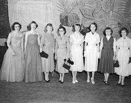 Style show at the 1954 Little International Exposition at South Dakota State College.