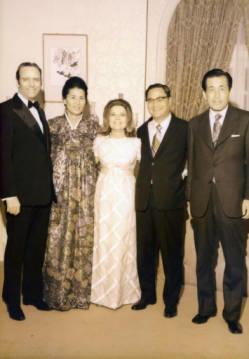 Congressman Frank Denholm and Millie Denholm with Dong-Jo Kim, Ambassador of the Republic of Korea