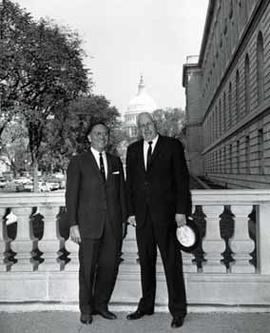 Representative Ben Reifel and Henry Quinn in Washington, D.C. in 1963