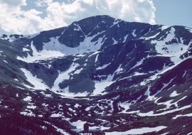 James Peak in the Rocky Mountains of Colorado.