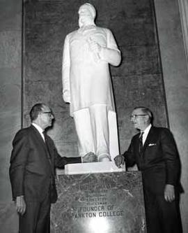 Representative Ben Reifel with Ralph Johnston in 1968