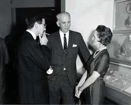 Phillip Ritterbush, Congressman Robert T. Ashmore, and Alice Reifel at the Smithsonian Institution in 1966