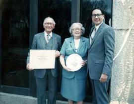Ben and Frances Reifel honored at the South Dakota Memorial Art Center in 1983