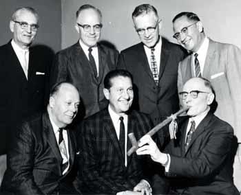 South Dakota State Society lunch with Lawrence Welk in 1961