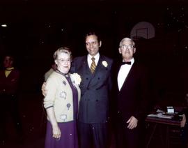 Frank Denholm with Floyd R. and Katie Kuhns.
