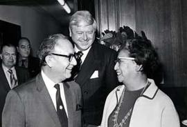 Representative Ben Reifel, Rogers Morton, and Wilma Victor in 1971