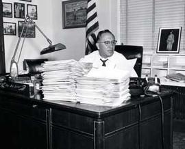 Representative Ben Reifel in his office in June 1963