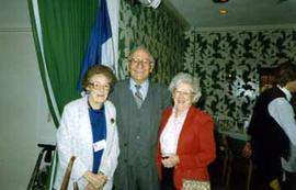 Ben and Frances Reifel with Virginia Smith at a Daughters of the American Revolution meeting in 1987