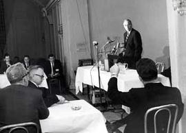 William Scranton speaking at a Republican Party event in 1964