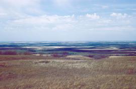 View from the top of the Prairie Coteau on the Dakota border.