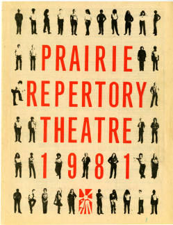 Program, poster, and photographs from the 1981 Prairie Reperatory Theatre season. Plays were Picnic, Cactus Flower, Bedroom Farce, and Brigadoon.
