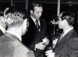 Frank Denholm is part of a Congressional delegation on a trip to South Korea. Here he is talking to South Korean dignitaries.