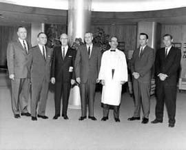 Tour of new Veterans Administration hospital in Washington, D.C. in 1965