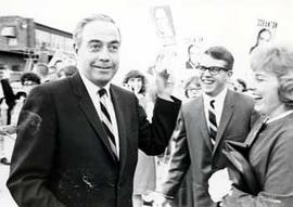William Scranton on the campaign trail in 1964