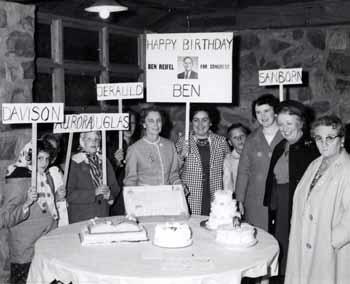 Ben Reifel birthday party in 1962