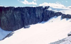 Alpine, glacier-formed cirque in the Colorado Rockies.