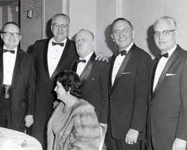 Representative Ben Reifel at the Puerto Rican Cherry Blossom reception in Washington, D.C. in 1963