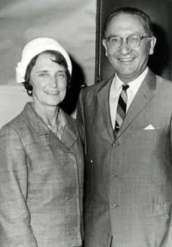 Representative Ben Reifel and Alice Reifel in 1965