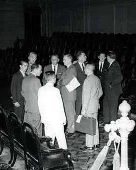 Representative Ben Reifel in Santiago, Chile in 1964