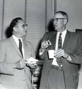 Representative Ben Reifel and A.E. Crook in 1961