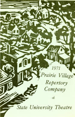 Programs, photographs and other material from the 1971 Prairie Reperatory Theatre season. Included is an alumni list from 1970-1999, and photographs from the plays Harvey, Arsenic and Old Lace, and the Owl and the Pussycat.