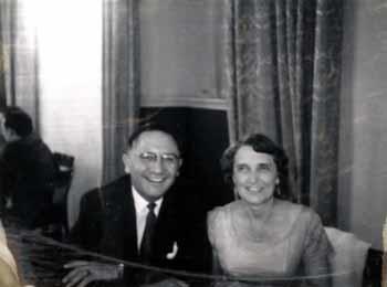 Representative Ben Reifel and Alice Reifel in 1962