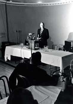 William Scranton speaking at a Republican Party event in 1964