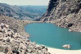 Andrews Glacier and Lake Colorado Rocky Mountains