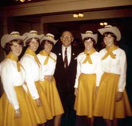 Representative Ben Reifel with the Goldwater Girls from Aberdeen, South Dakota in 1964