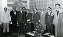 Congressman Frank Denholm (second from left) is among a U.S. congressional delegation to Venezuela