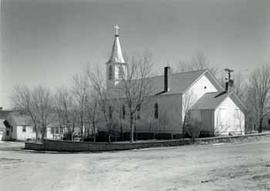Catholic Mission Church at Rosebud Agency, 1954