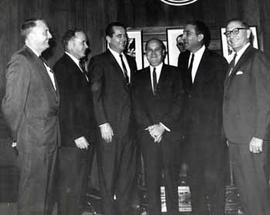 Representative Ben Reifel with Stewart Udall, Secretary of the Interior in 1966