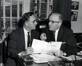 Representative Ben Reifel and Representative E.Y. Berry discuss H.R. 12425