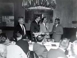 Representative Ben Reifel at a YMCA International Crossroads breakfast in 1962