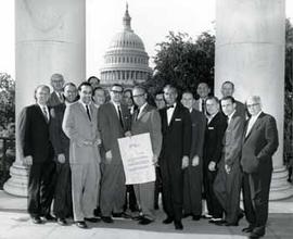 Representative Ben Reifel and the 87th Club in Washington, D.C. in 1961