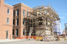 Administration Building - construction of elevator on east side of building