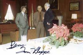 Ben Reifel and Tom Kleppe in 1976