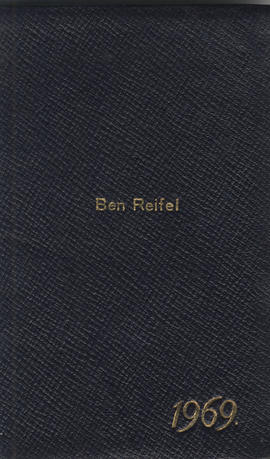Ben Reifel Appointment Book for 1969