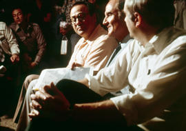 James Abourezk and George McGovern in Cuba