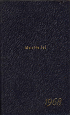 Ben Reifel Appointment Book for 1968