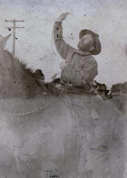 Edgar S. McFadden during Hobo Day at South Dakota State College in 1917