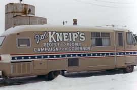 Richard Kneip's 'Dick Kneip's people for People Campaign for Governor' campaign bus