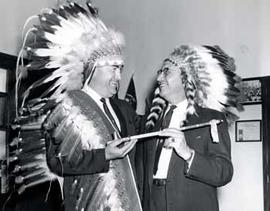 Representative Ben Reifel and Don Clauson in 1962