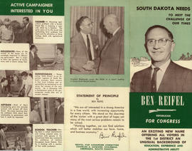 Ben Reifel Campaign Pamphlets