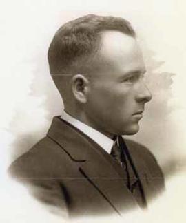 Portrait of a young Edgar S. McFadden
